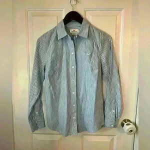 Vineyard Vines shirt long sleeve button down size 0 blue white